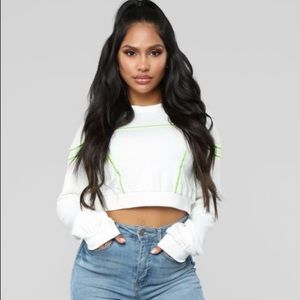 Stay In The Zone Top - White/Combo